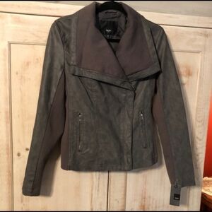 Massimo Charcoal Leather Women's Jacket